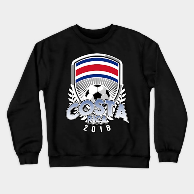 Costa Rica Soccer 2018 Crewneck Sweatshirt by Styleuniversal